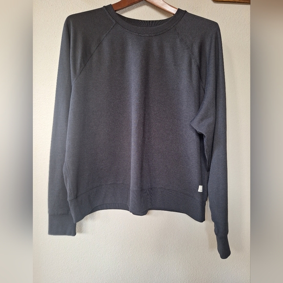 VUORI Halo Crew Pullover Black Activewear Yoga Women’s Size L - Picture 1 of 5